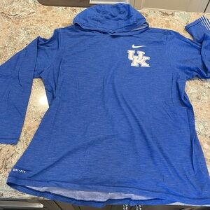 Men’s Size XL Nike Kentucky Wildcats Lightweight hooded long sleeve
